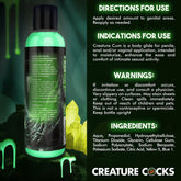Creature Cum Green Water-Based Lubricant 8oz for Intimacy Speciality Lubricants